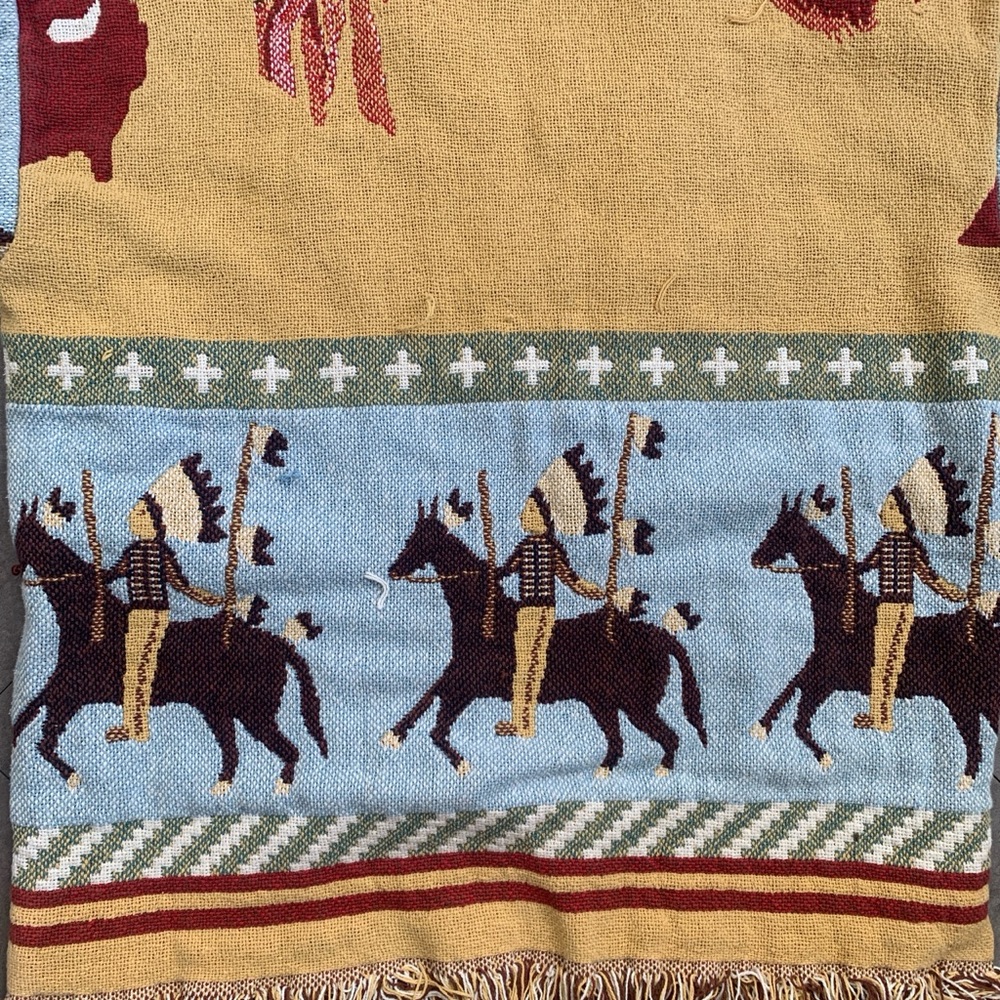 Vintage Tapestry Cardigan – Southwestern Pattern - Picture 5 of 6